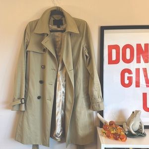 Beautiful J. Crew trench, knee length